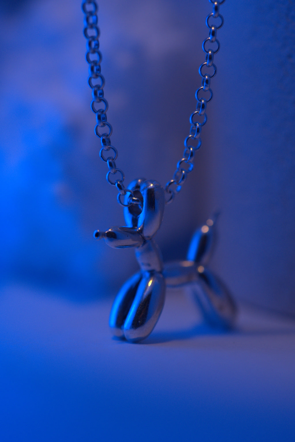 Silver Poodle Necklace
