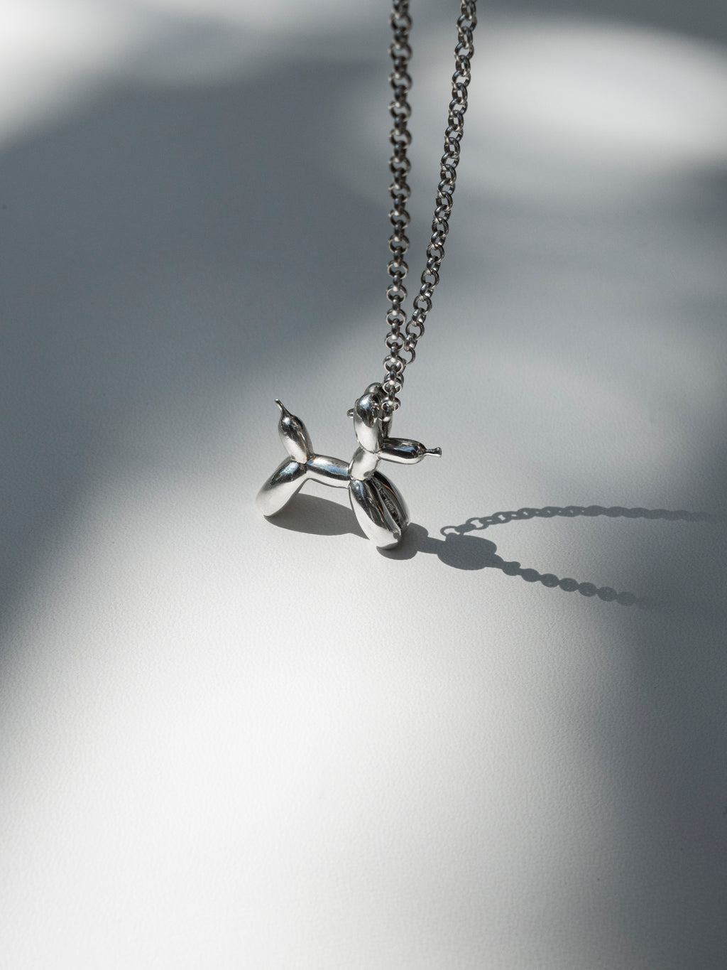 Silver Poodle Necklace