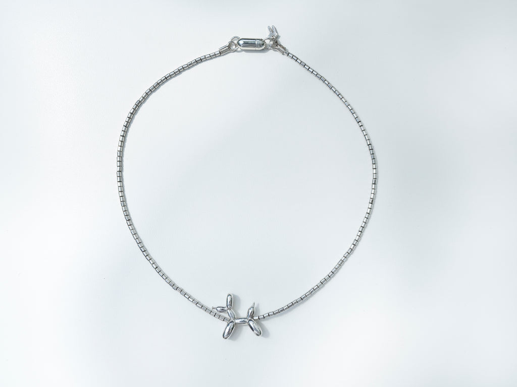 Silver Poodle Choker