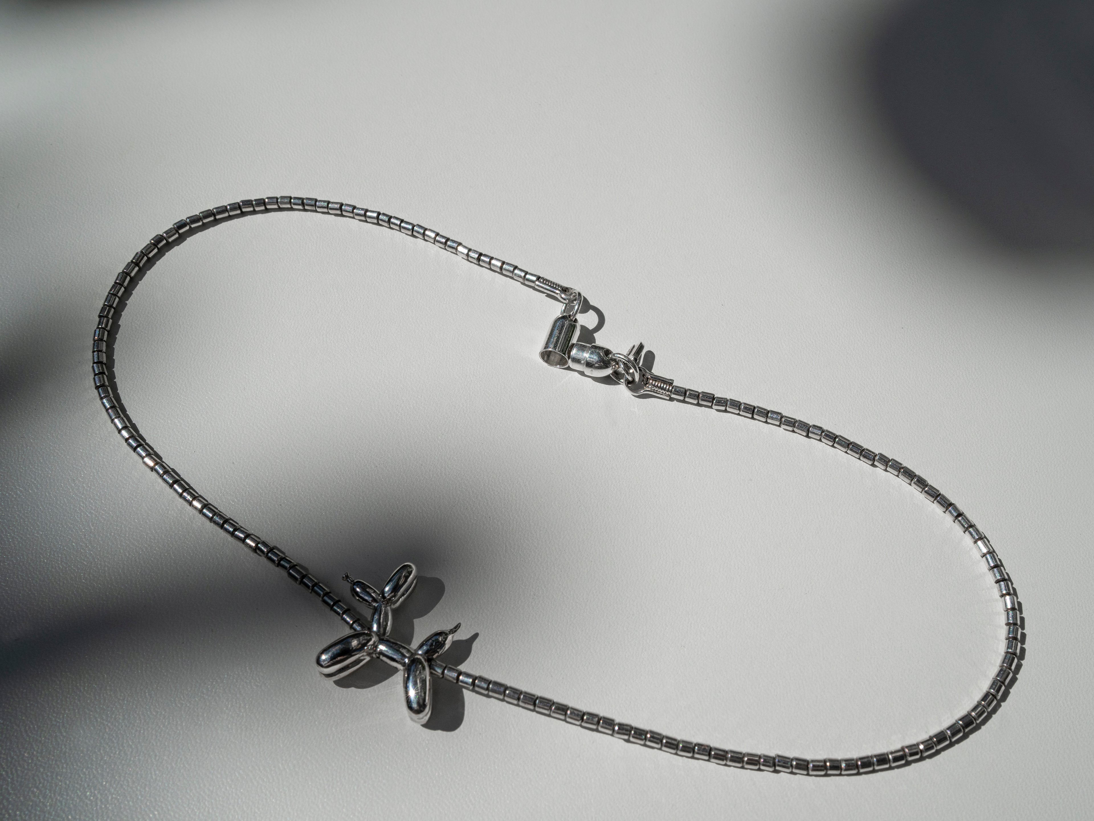 Silver Poodle Choker