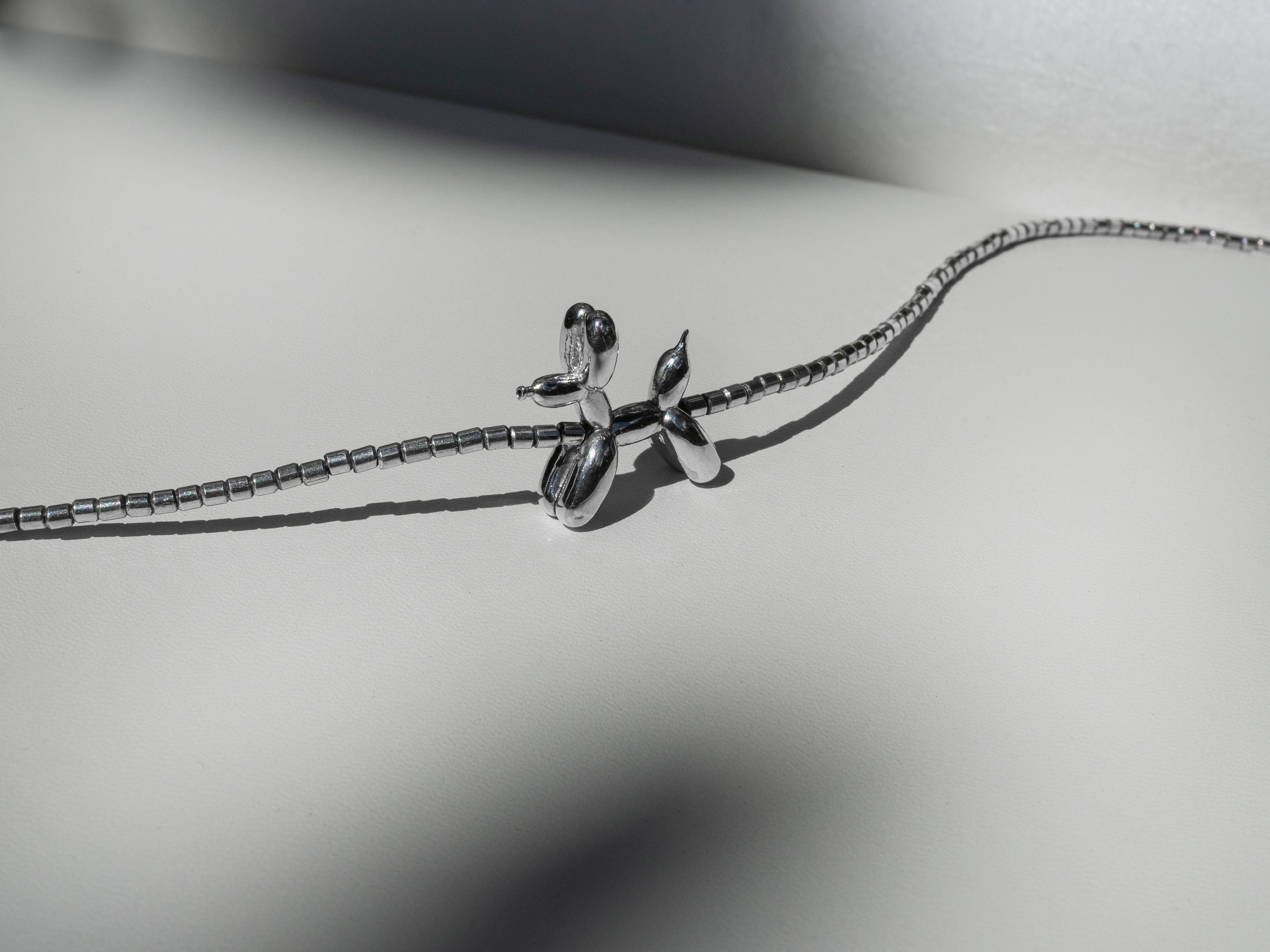 Silver Poodle Choker