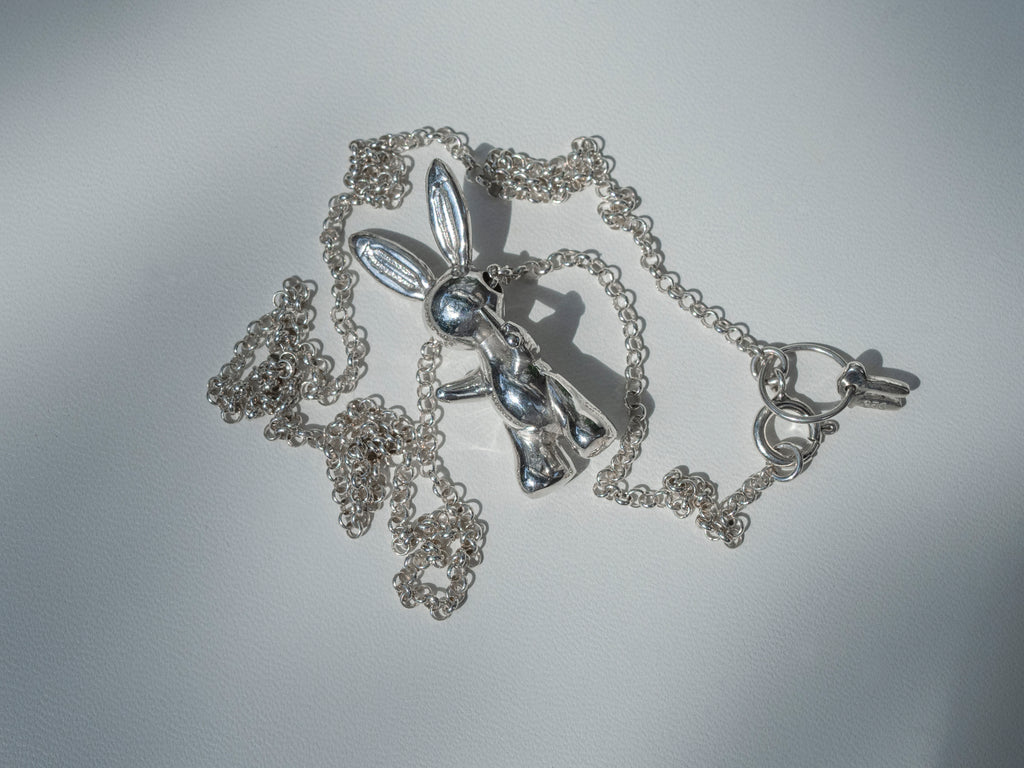 Silver Rabbit Necklace