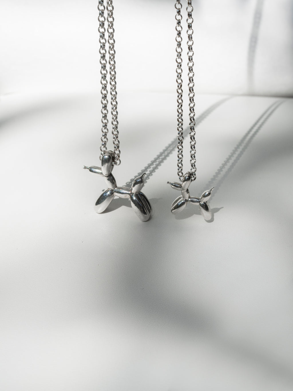 Silver Poodle Necklace
