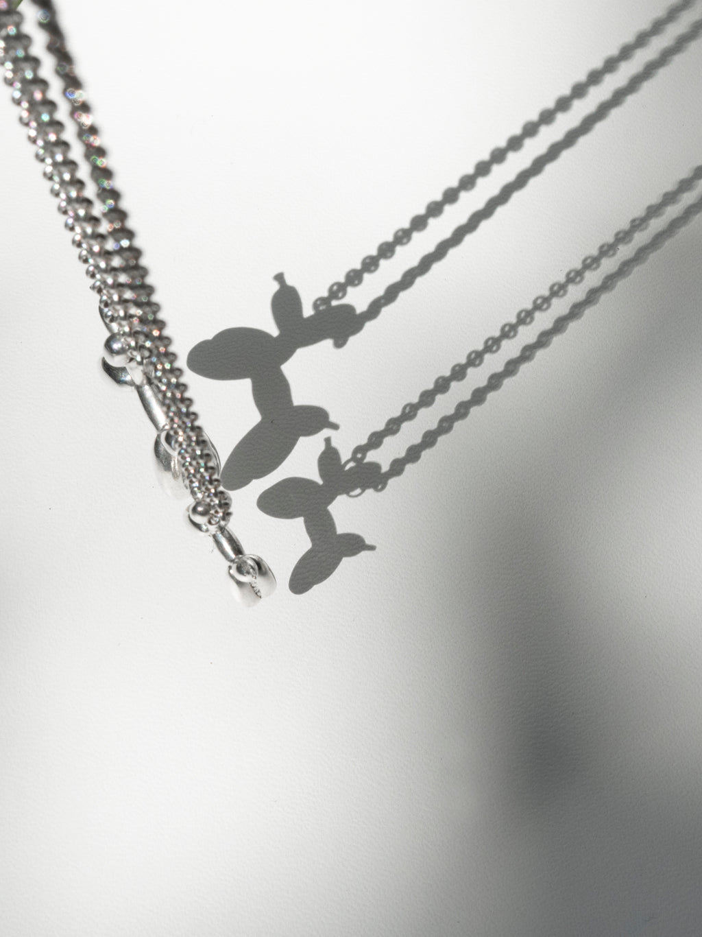 Silver Poodle Necklace