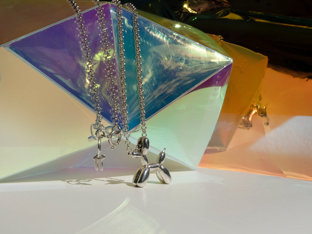 Silver Poodle Necklace