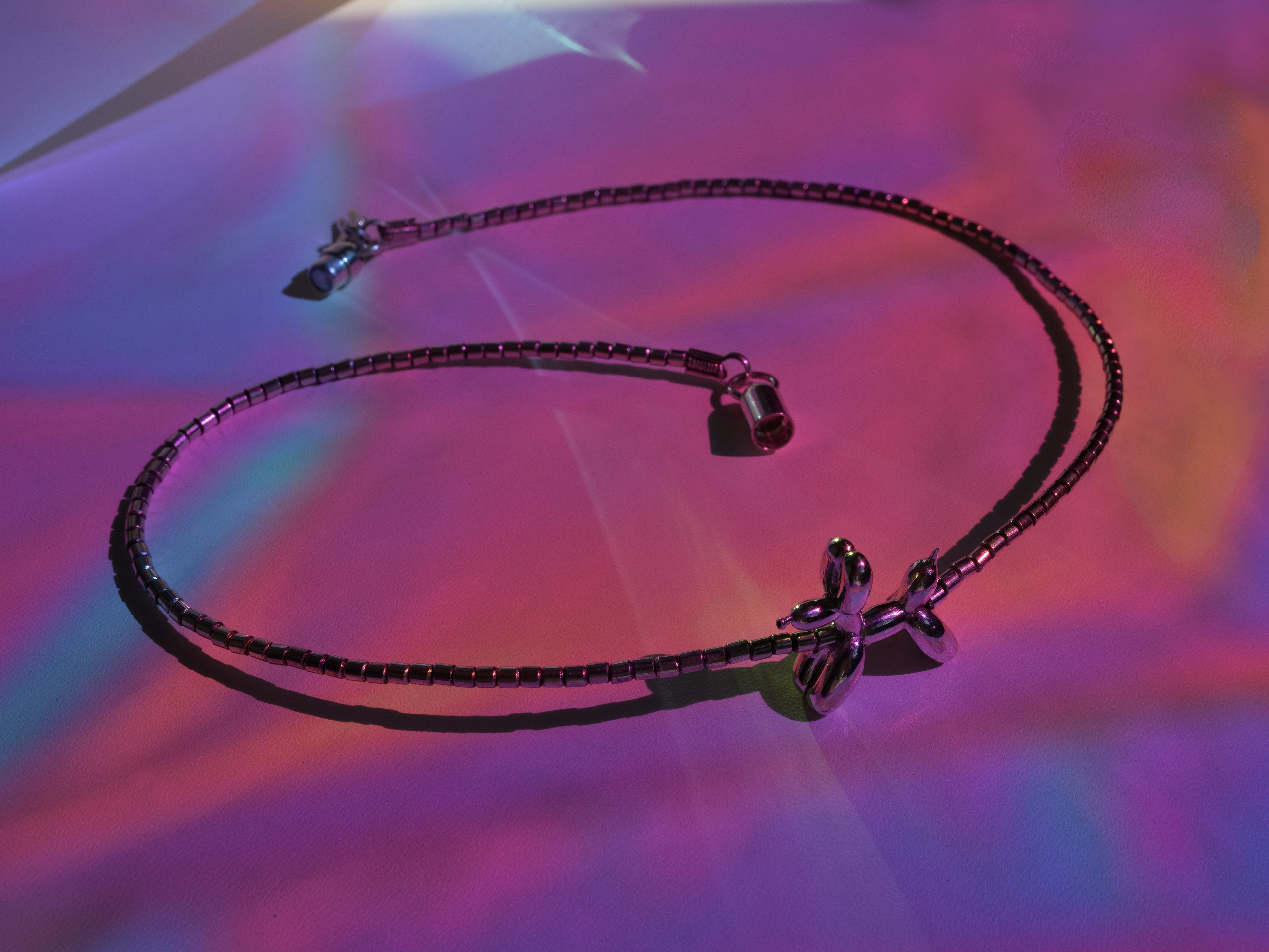 Silver Poodle Choker