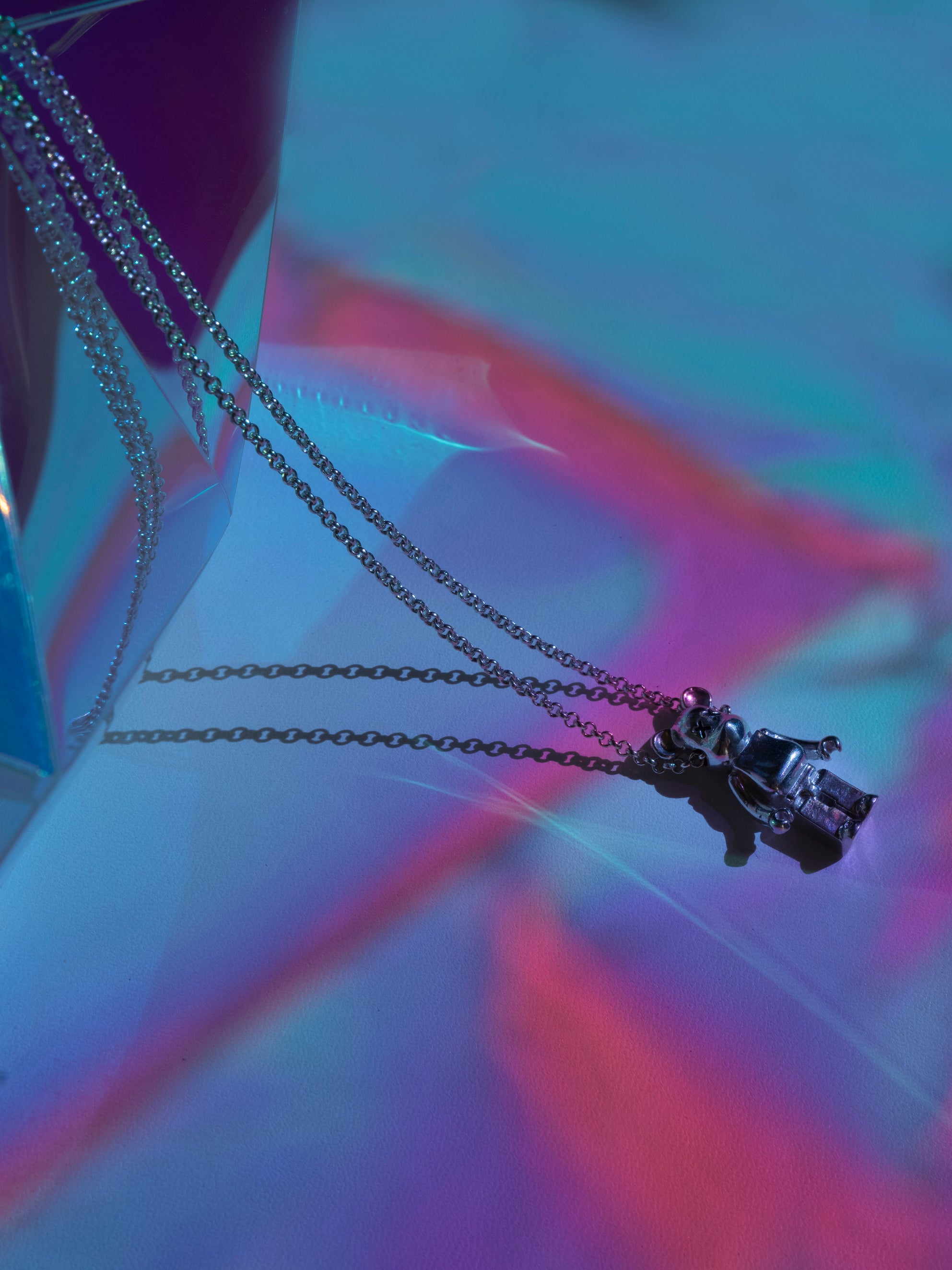 Silver Bear Necklace