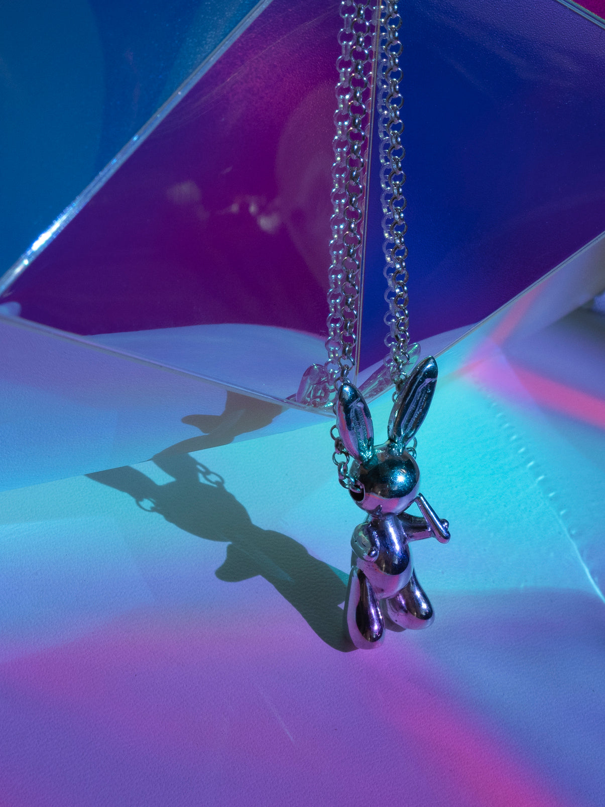Silver Rabbit Necklace